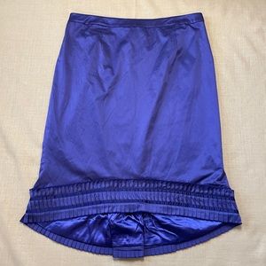 Ashro Incredible Hem Detailing Pinstripe Pencil Skirt